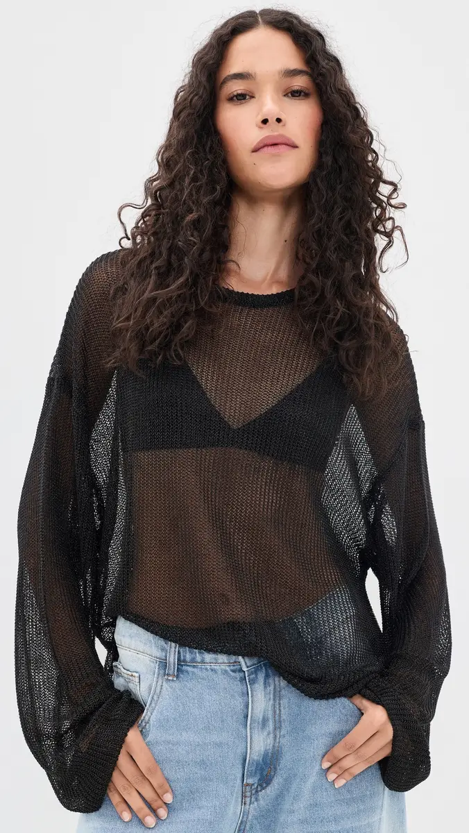 LIONESS Bloom Long Sleeve Sweater | Thumbnail 2 LIONESS Bloom Long Sleeve Sweater | Thumbnail 2