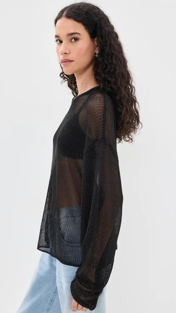 LIONESS Bloom Long Sleeve Sweater | Thumbnail 4 LIONESS Bloom Long Sleeve Sweater | Thumbnail 4