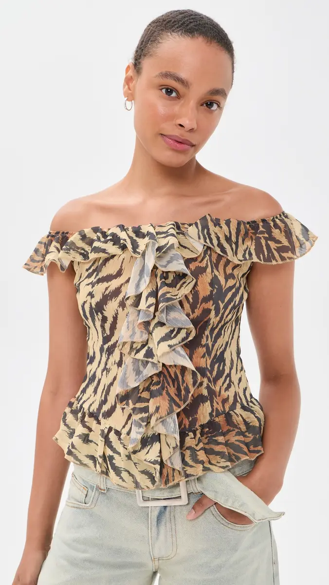 LIONESS Timeless Ruffle Top | Thumbnail 2 LIONESS Timeless Ruffle Top | Thumbnail 2