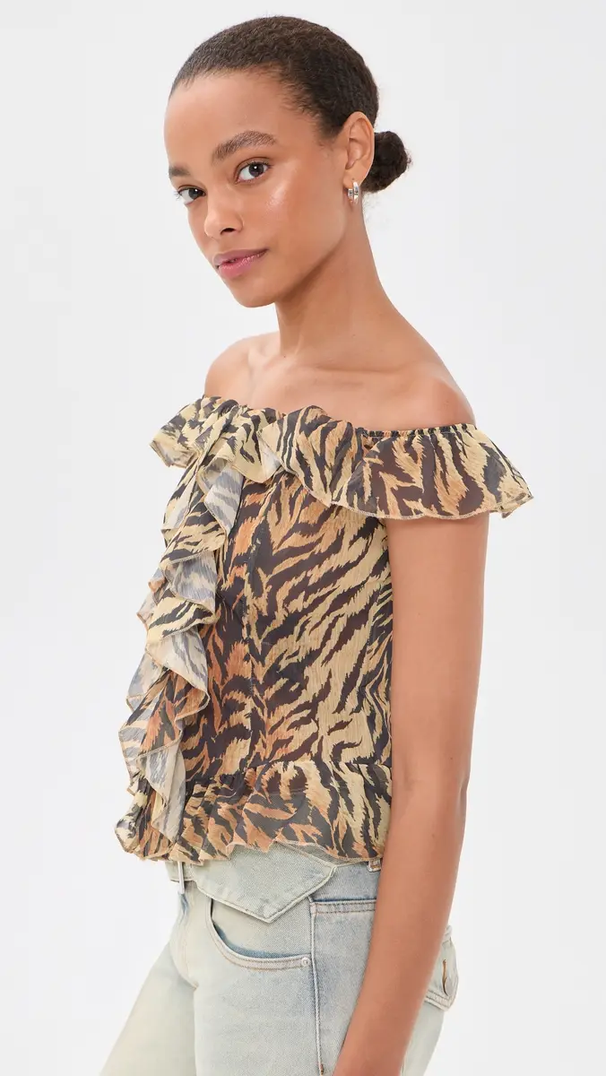 LIONESS Timeless Ruffle Top | Thumbnail 4 LIONESS Timeless Ruffle Top | Thumbnail 4