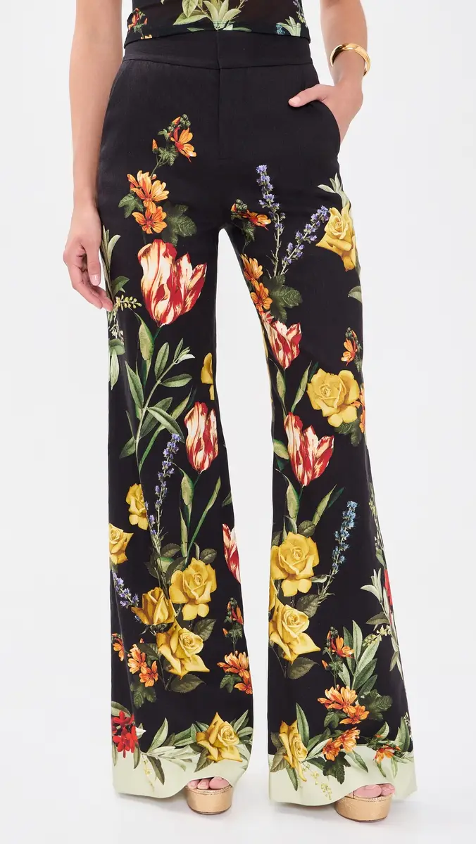 Alice + Olivia Dylan Wide Leg Pants | Thumbnail 2 Alice + Olivia Dylan Wide Leg Pants | Thumbnail 2