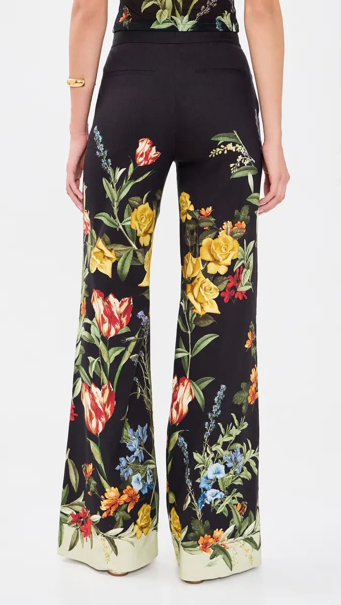 Alice + Olivia Dylan Wide Leg Pants | Thumbnail 3 Alice + Olivia Dylan Wide Leg Pants | Thumbnail 3