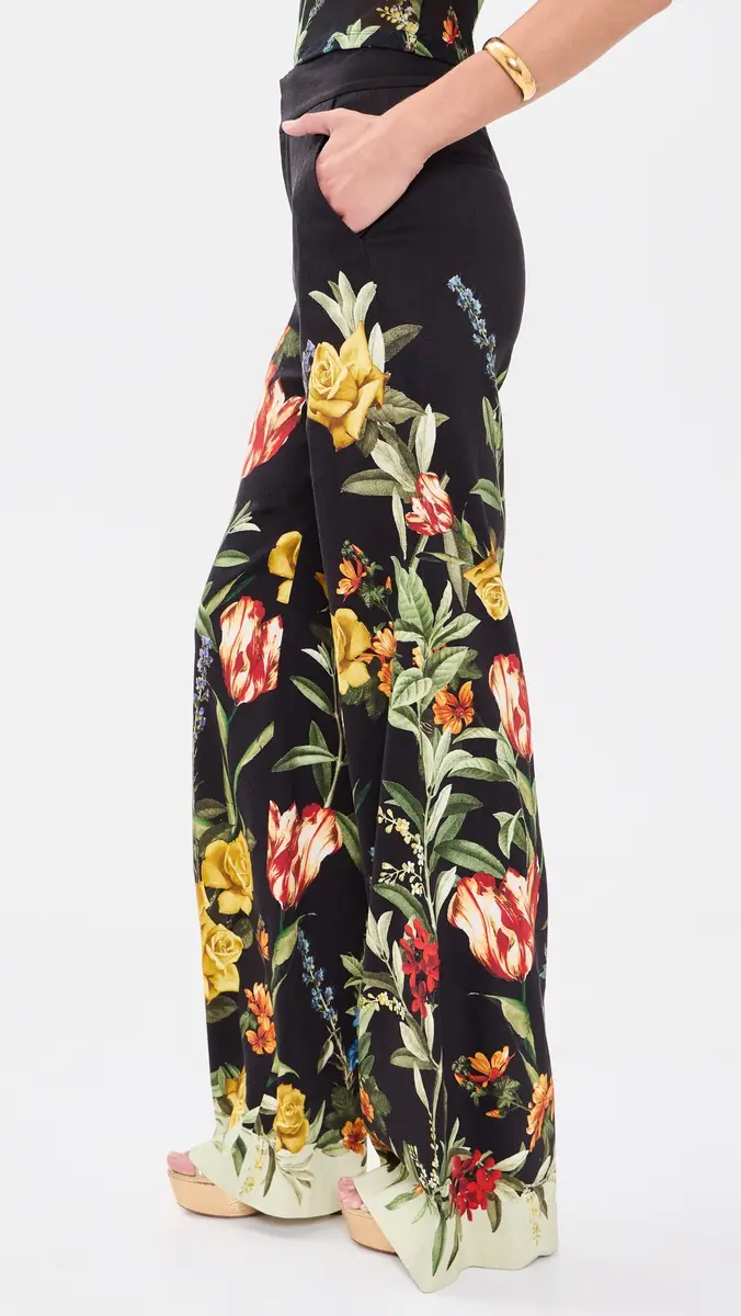 Alice + Olivia Dylan Wide Leg Pants | Thumbnail 4 Alice + Olivia Dylan Wide Leg Pants | Thumbnail 4