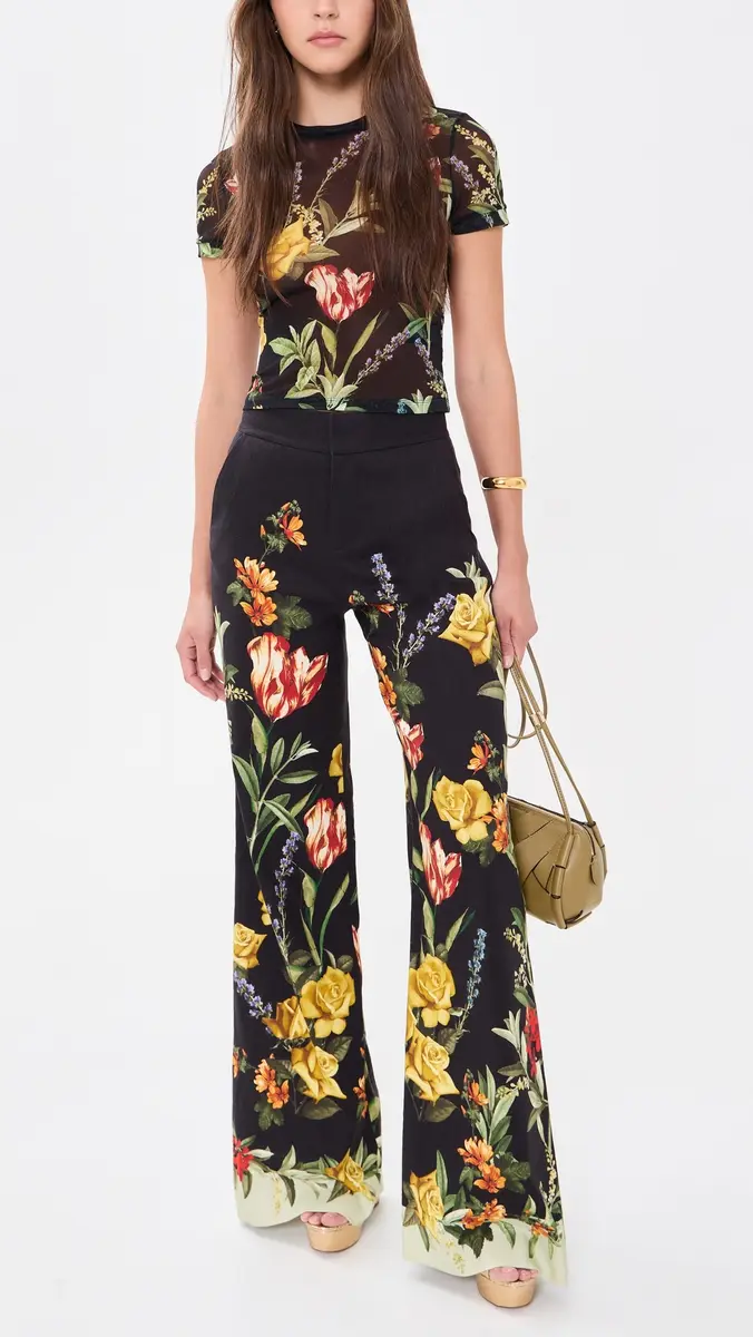 Alice + Olivia Dylan Wide Leg Pants | Thumbnail 5 Alice + Olivia Dylan Wide Leg Pants | Thumbnail 5