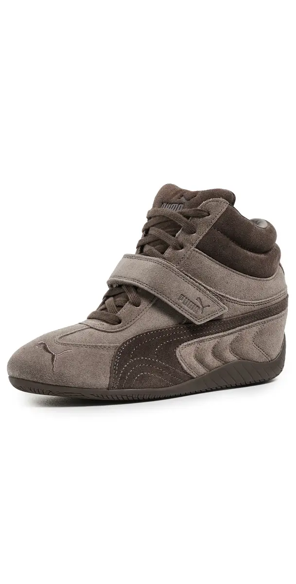 Puma Speedcat Wedge Sneakers Totally Taupe/Chocolate | Image 1 Puma Speedcat Wedge Sneakers Totally Taupe/Chocolate | Image 1