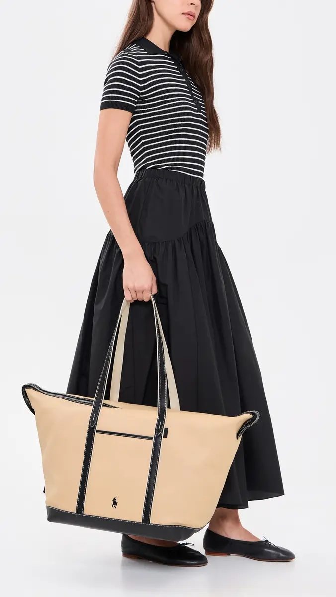 Polo Ralph Lauren Large Canvas Tote Bag | Thumbnail 3
