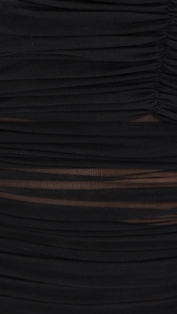 Alice + Olivia Renee Sheer Soft Ruched Tank Thong Bodysuit | Thumbnail 6 Alice + Olivia Renee Sheer Soft Ruched Tank Thong Bodysuit | Thumbnail 6