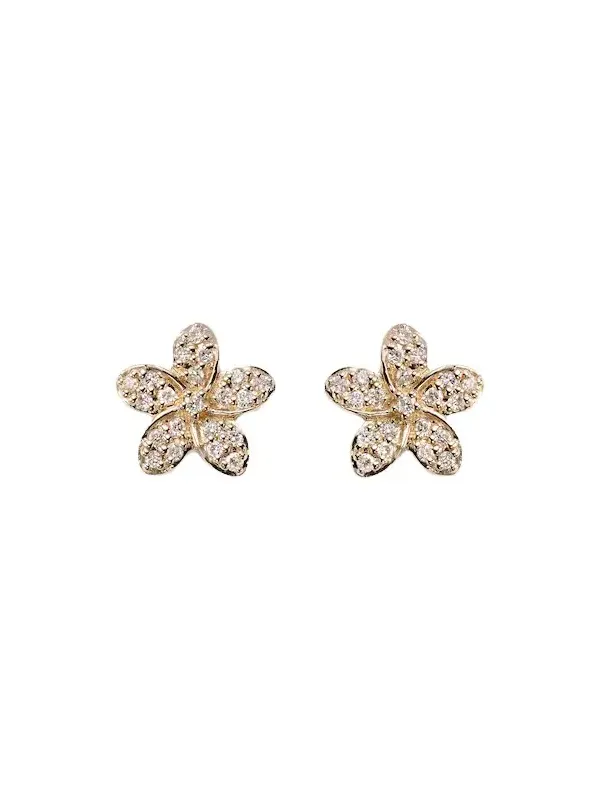 14kt gold earrings with diamonds 14kt gold earrings with diamonds