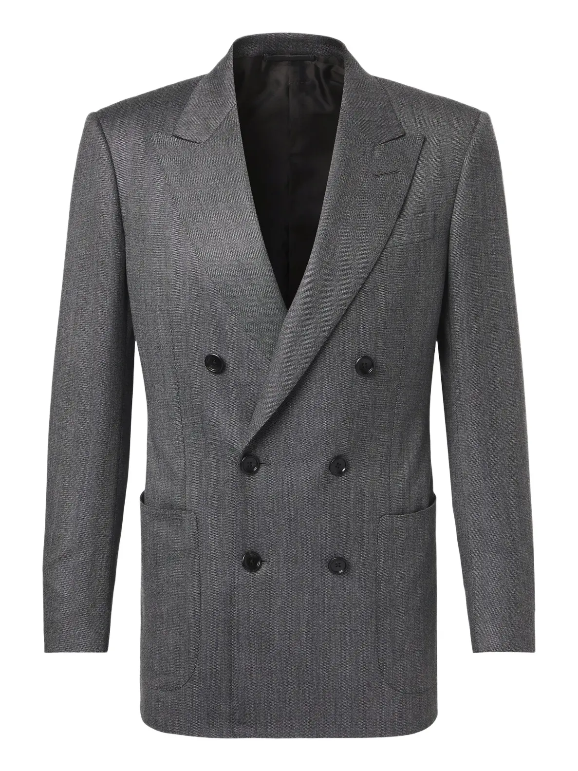 Mouliné wool twill blazer Mouliné wool twill blazer