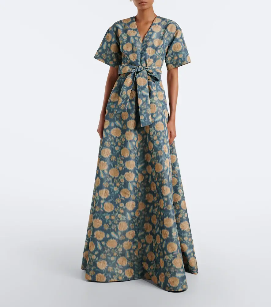 Markarian Margaretta belted floral gown | Thumbnail 6 Markarian Margaretta belted floral gown | Thumbnail 6