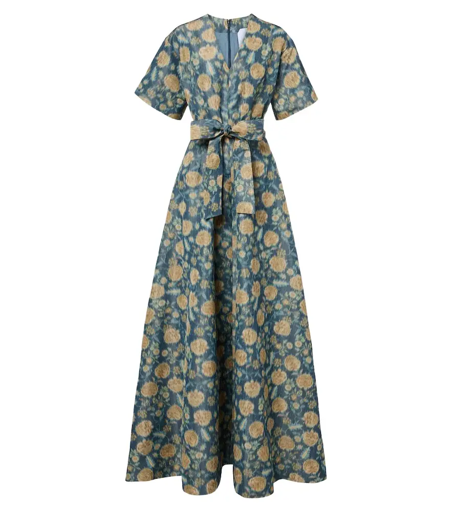 Markarian Margaretta belted floral gown | Image 1 Markarian Margaretta belted floral gown | Image 1