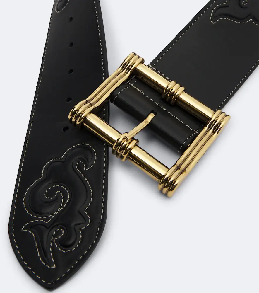 Etro Embroidered leather belt | Thumbnail 2