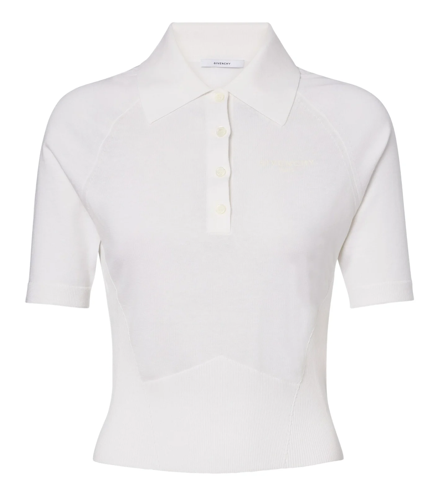 Cotton and silk polo sweater Cotton and silk polo sweater