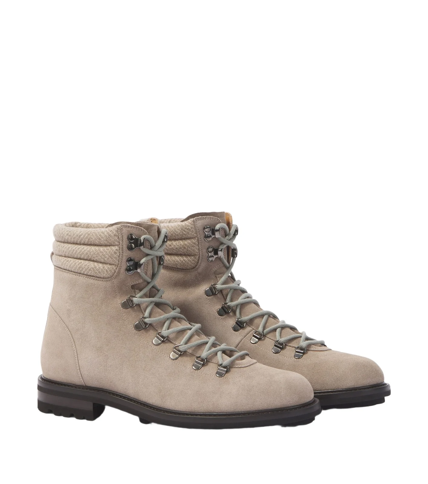 Kiton Suede lace-up boots