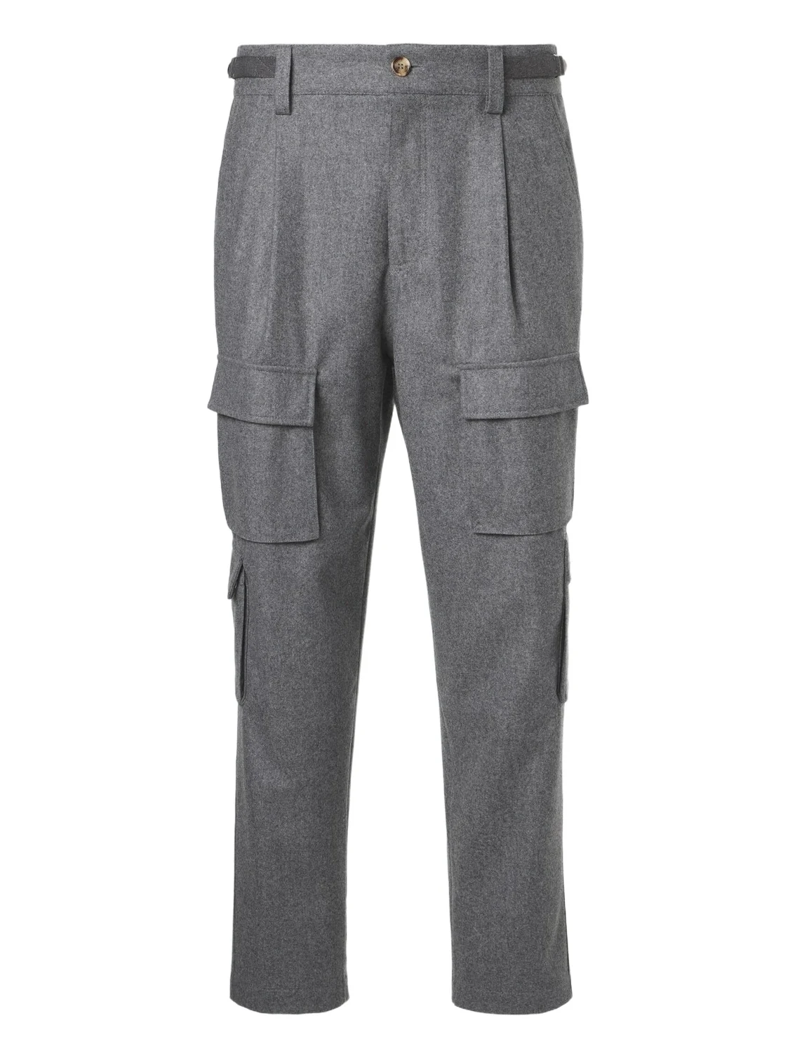 Virgin wool flannel cargo pants Virgin wool flannel cargo pants