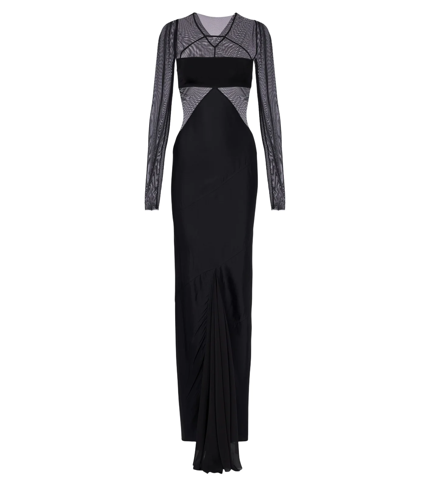Combo tulle-trimmed gown Combo tulle-trimmed gown