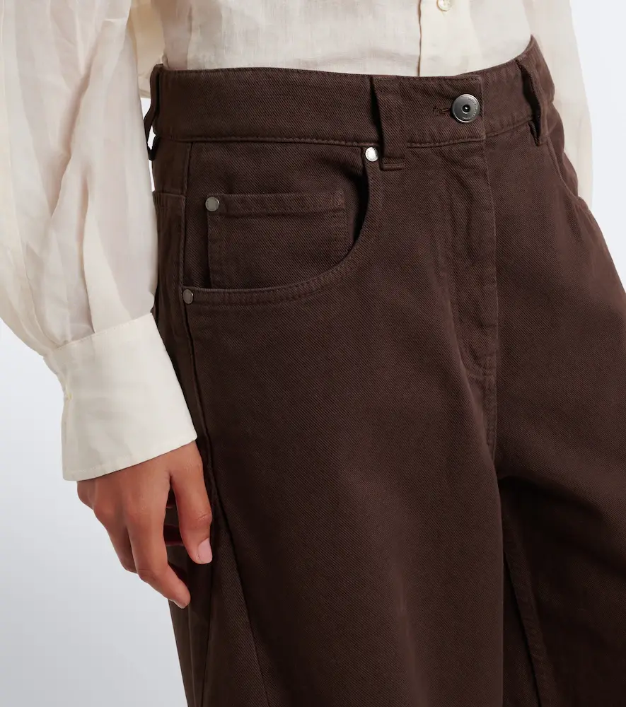 Brunello Cucinelli Monili wide-leg jeans | Thumbnail 3