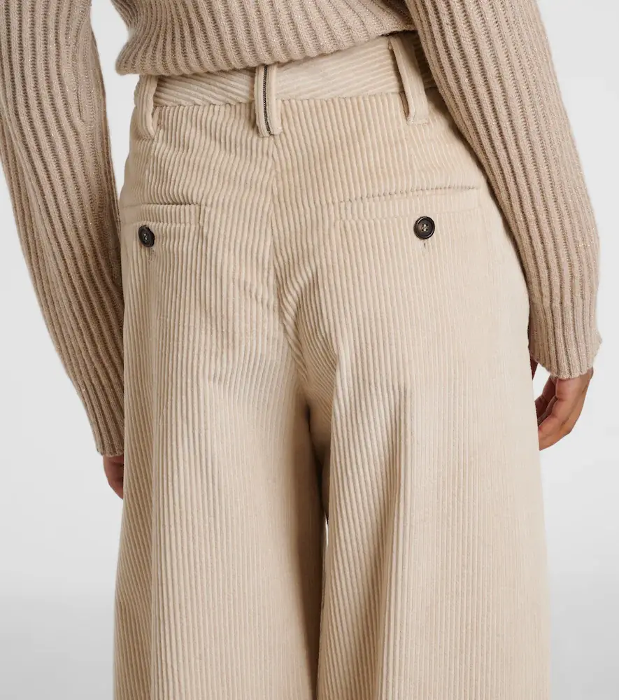 Brunello Cucinelli Monili cotton corduroy wide-leg pants | Thumbnail 5 Brunello Cucinelli Monili cotton corduroy wide-leg pants | Thumbnail 5