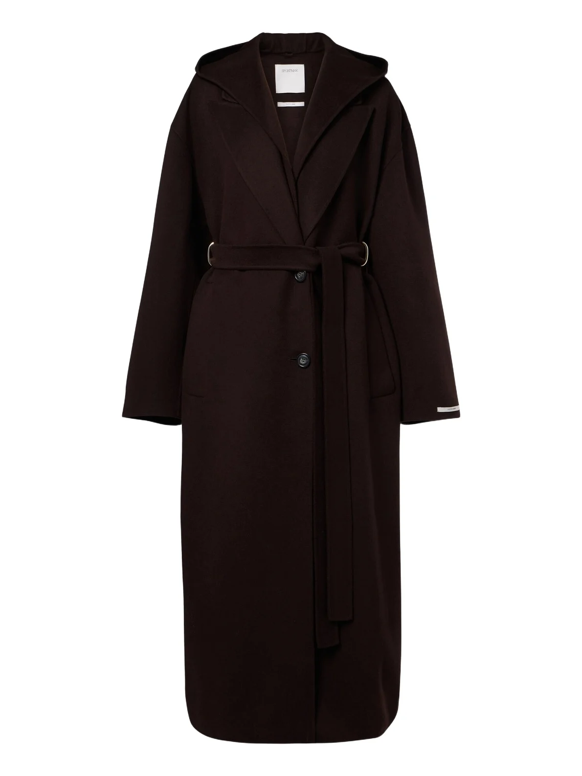 Sportmax Belted virgin wool coat