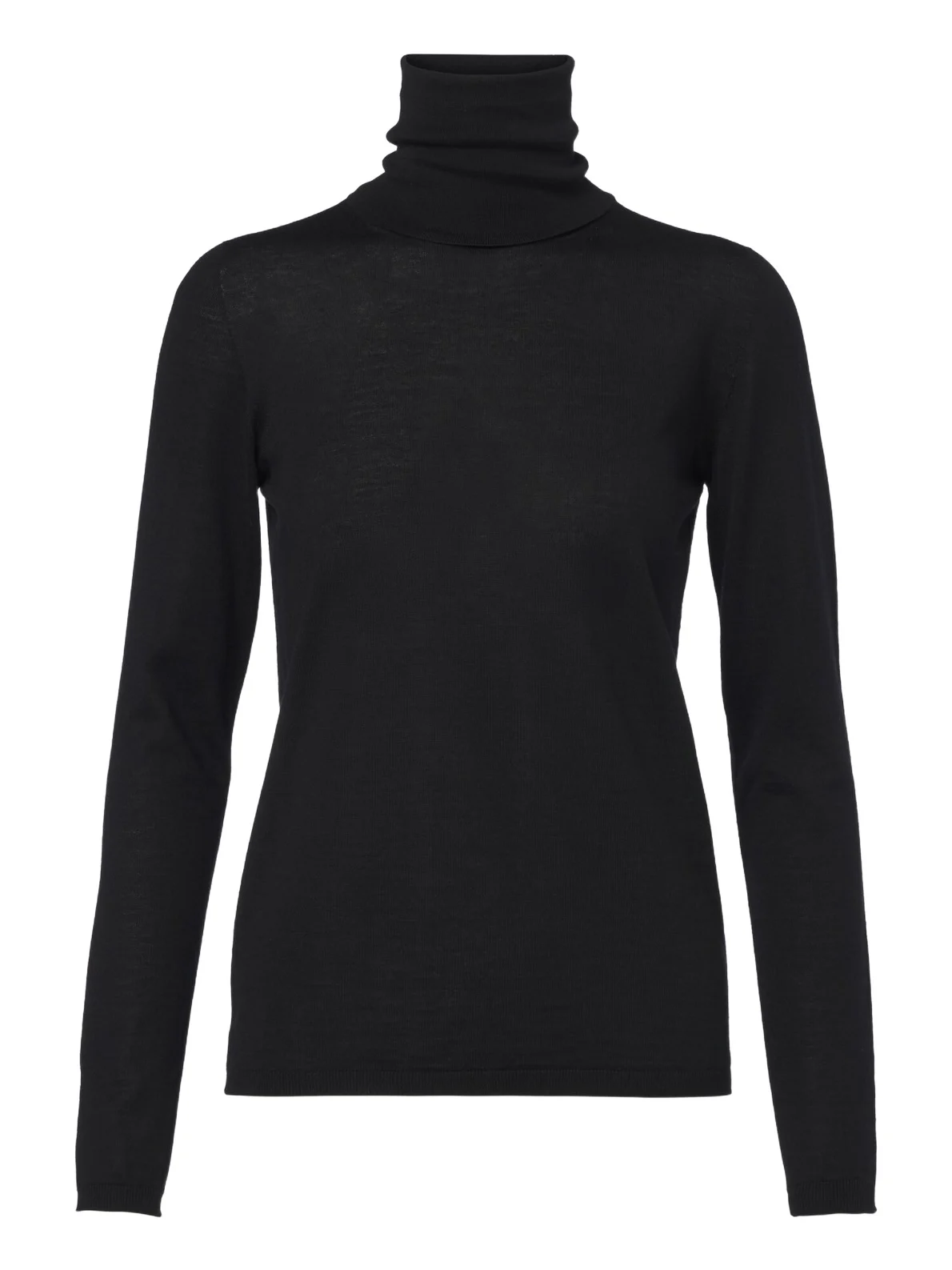 Virgin wool turtleneck sweater