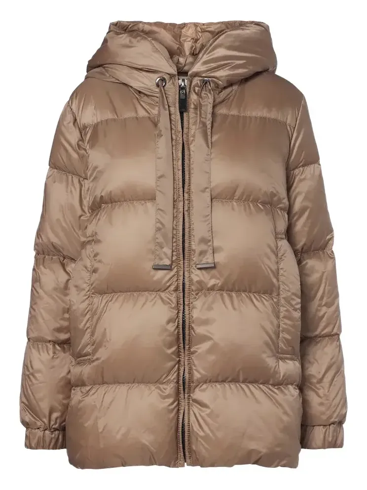 Max Mara The Cube hooded quilted down jacket