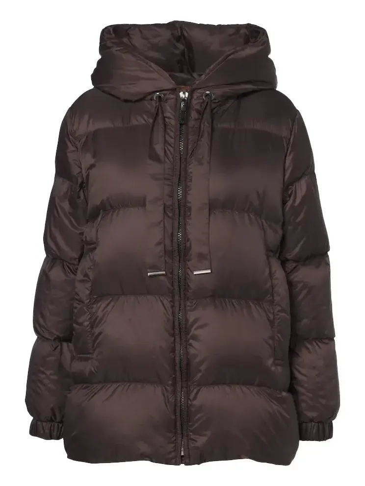 Max Mara The Cube hooded quilted down jacket