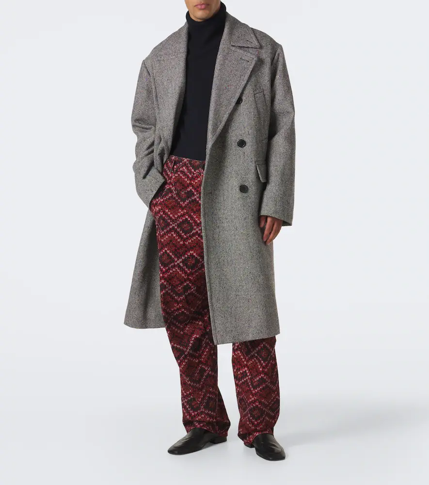 Dries Van Noten Double-breasted wool tweed coat | Thumbnail 5 Dries Van Noten Double-breasted wool tweed coat | Thumbnail 5