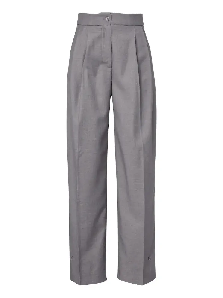 The Frankie Shop Doyer pleated wide-leg pants