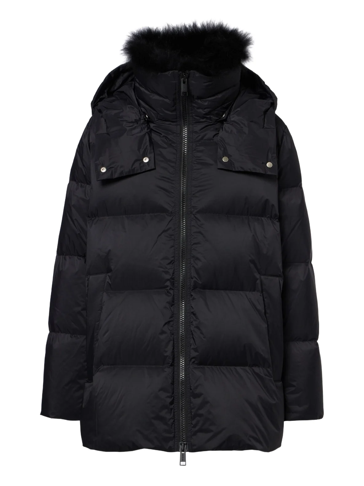 Yves Salomon Hooded padded down jacket