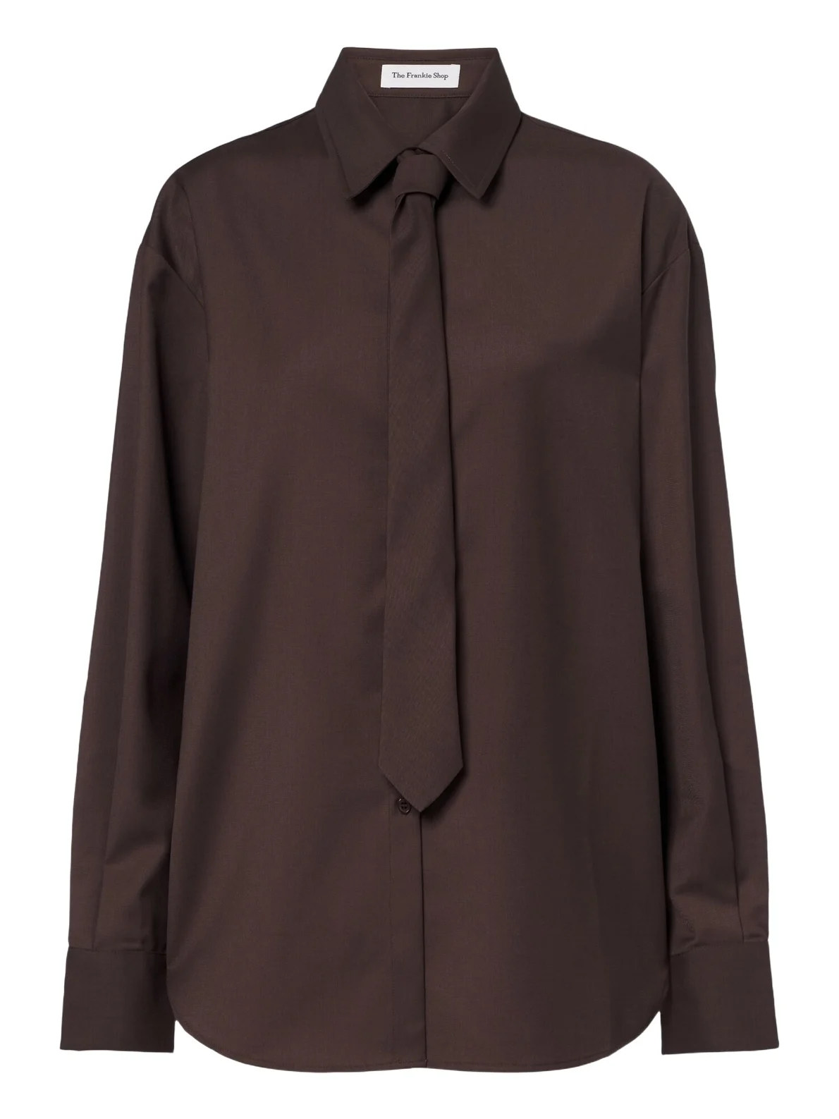 Peri tie-neck shirt