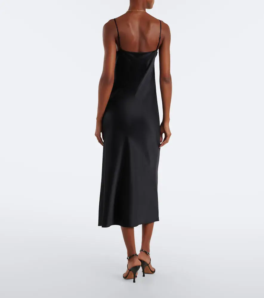 Joseph Cloe silk satin midi dress | Thumbnail 2