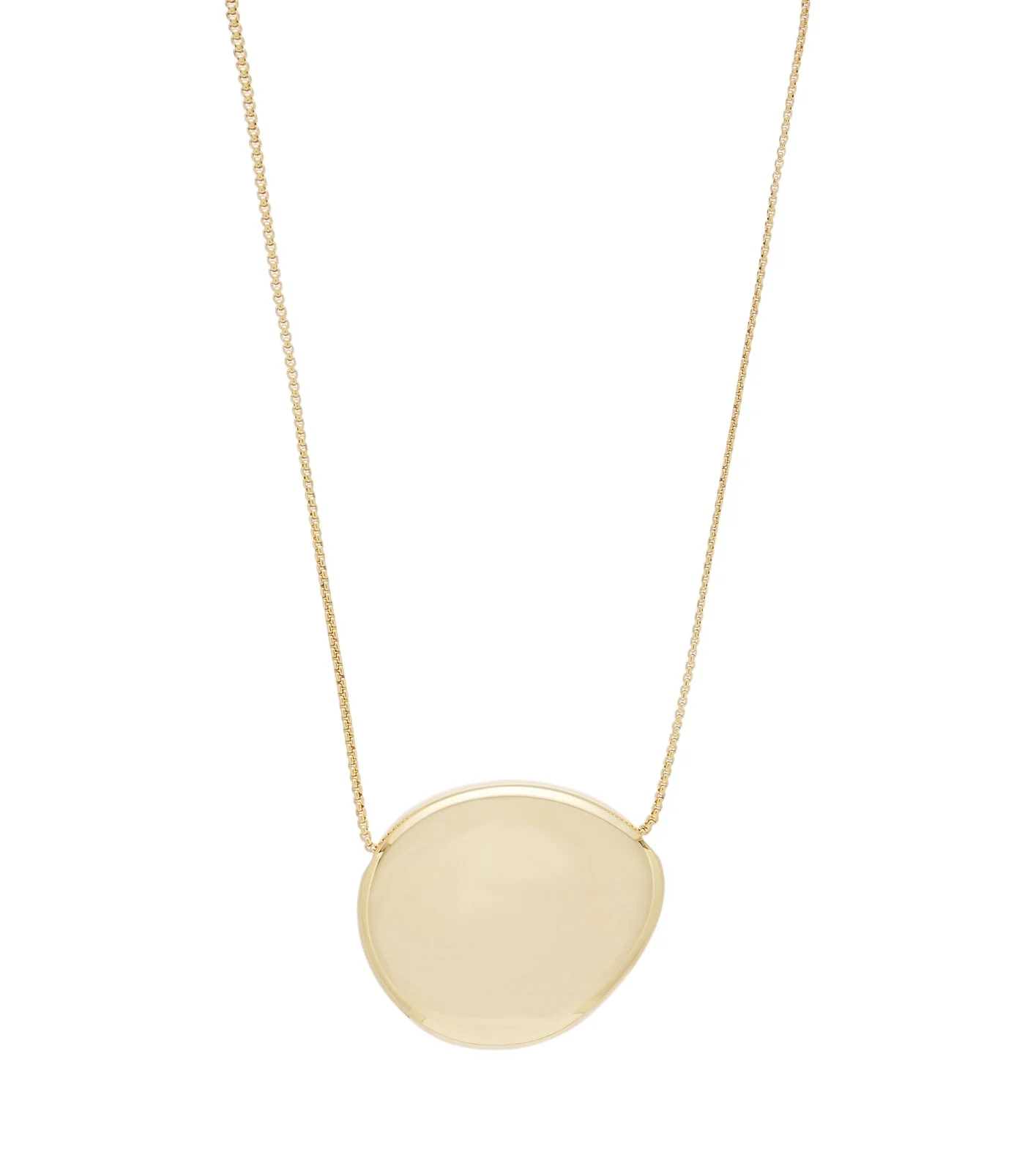 Bean pendant necklace