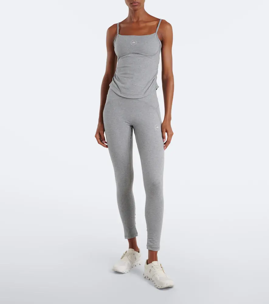 adidas by Stella McCartney Logo jersey tank top | Thumbnail 3
