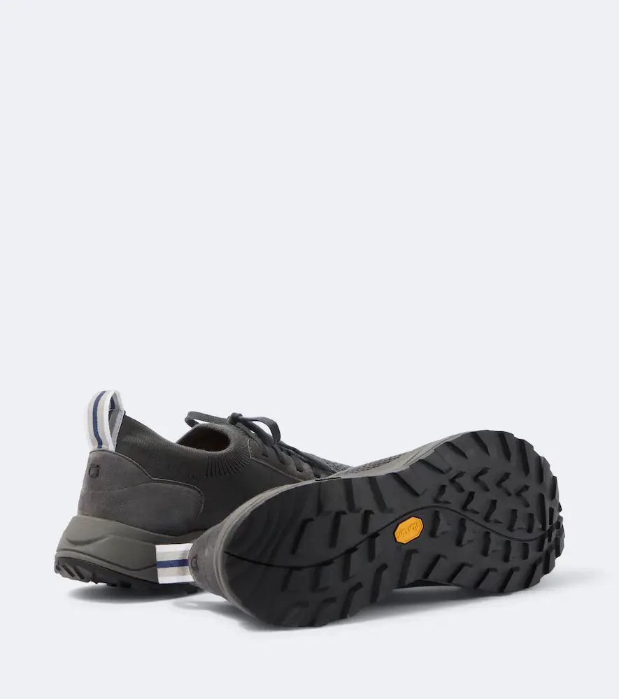 FEDELI Knitted suede-trimmed sneakers | Thumbnail 3 FEDELI Knitted suede-trimmed sneakers | Thumbnail 3