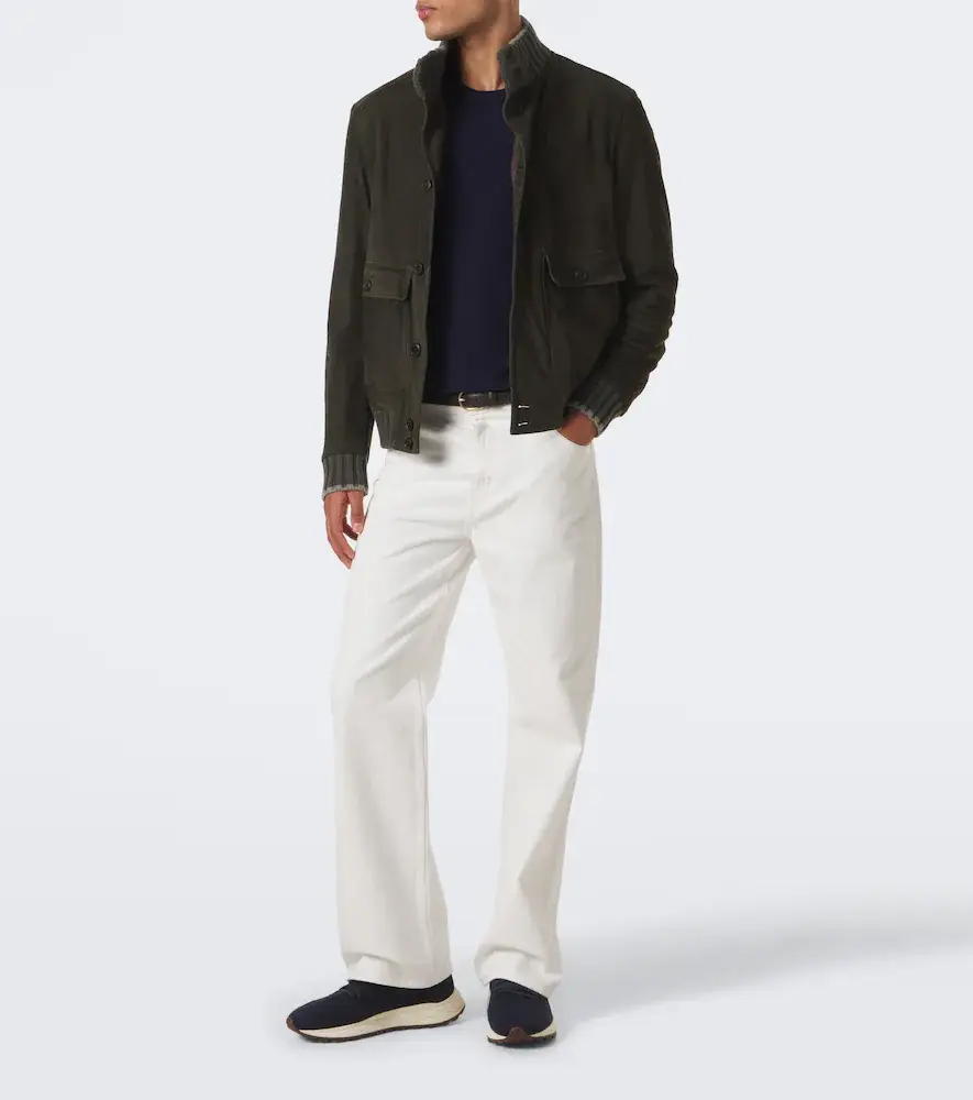 FEDELI Knitted suede-trimmed sneakers | Thumbnail 7