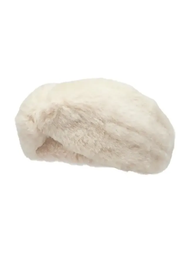 Alpaca, wool, and silk teddy headband Alpaca, wool, and silk teddy headband
