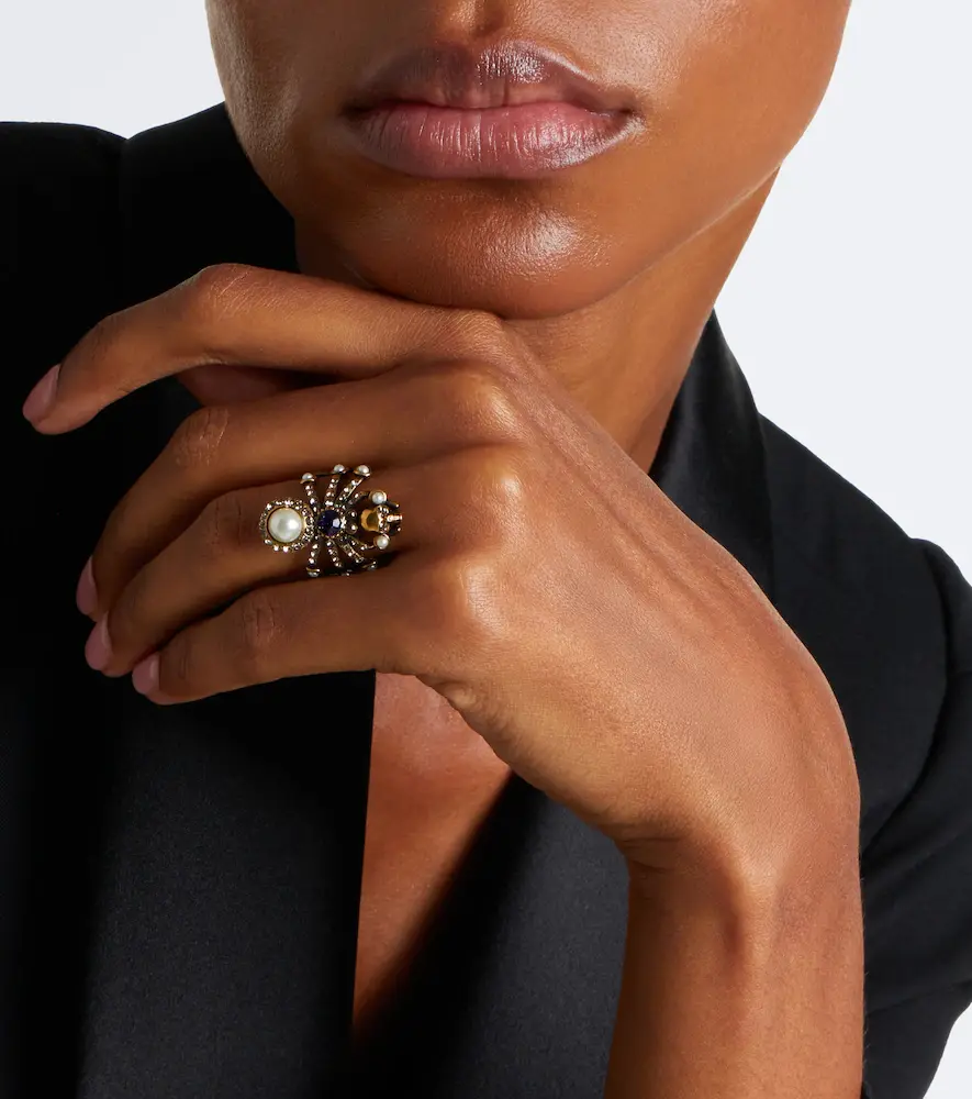 Alexander McQueen Spider embellished ring | Thumbnail 4 Alexander McQueen Spider embellished ring | Thumbnail 4