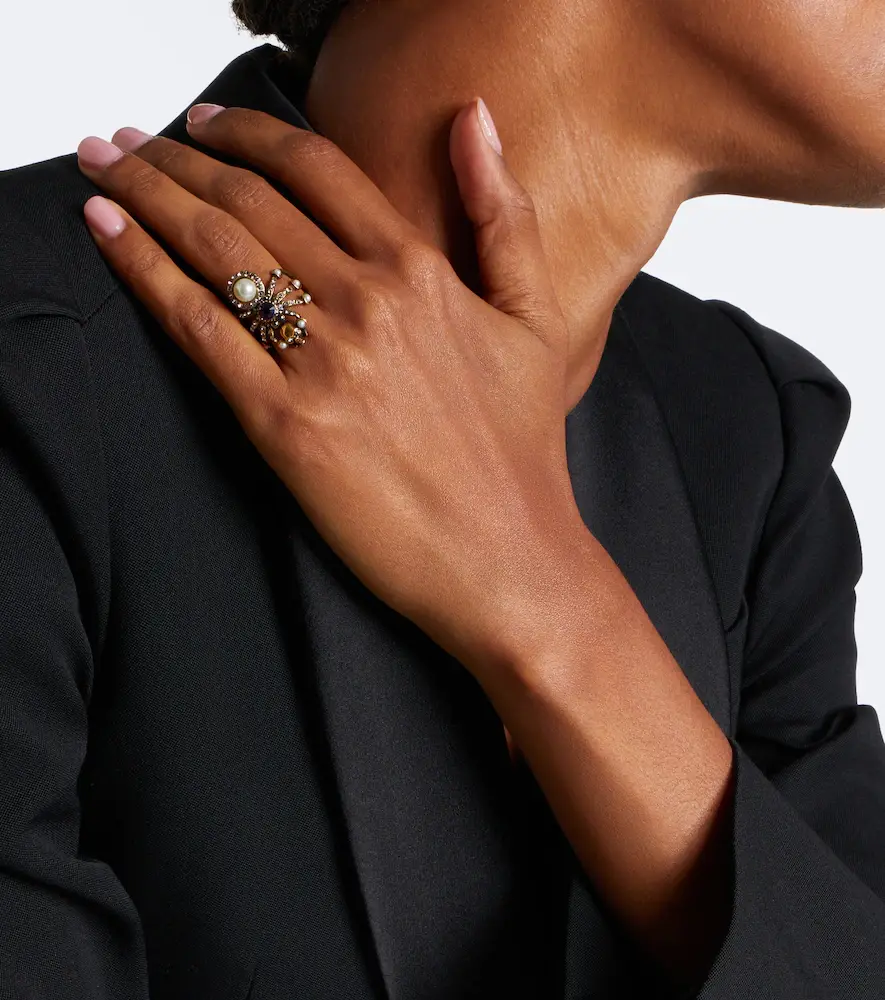 Alexander McQueen Spider embellished ring | Thumbnail 5 Alexander McQueen Spider embellished ring | Thumbnail 5