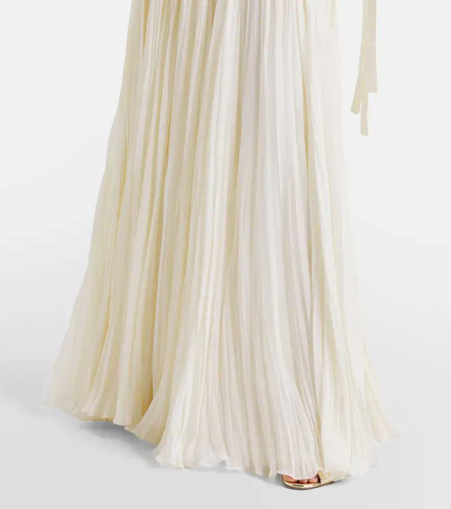 Marmar Halim Bridal Ana crêpe and chiffon gown | Thumbnail 3 Marmar Halim Bridal Ana crêpe and chiffon gown | Thumbnail 3