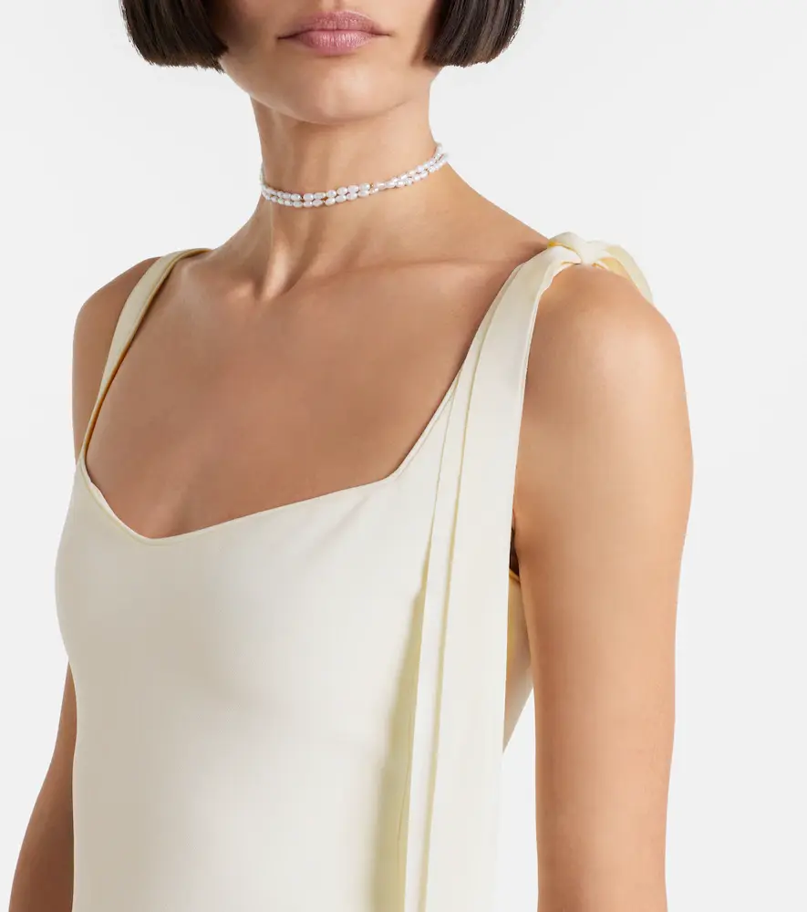 Marmar Halim Bridal Ana crêpe and chiffon gown | Thumbnail 4 Marmar Halim Bridal Ana crêpe and chiffon gown | Thumbnail 4
