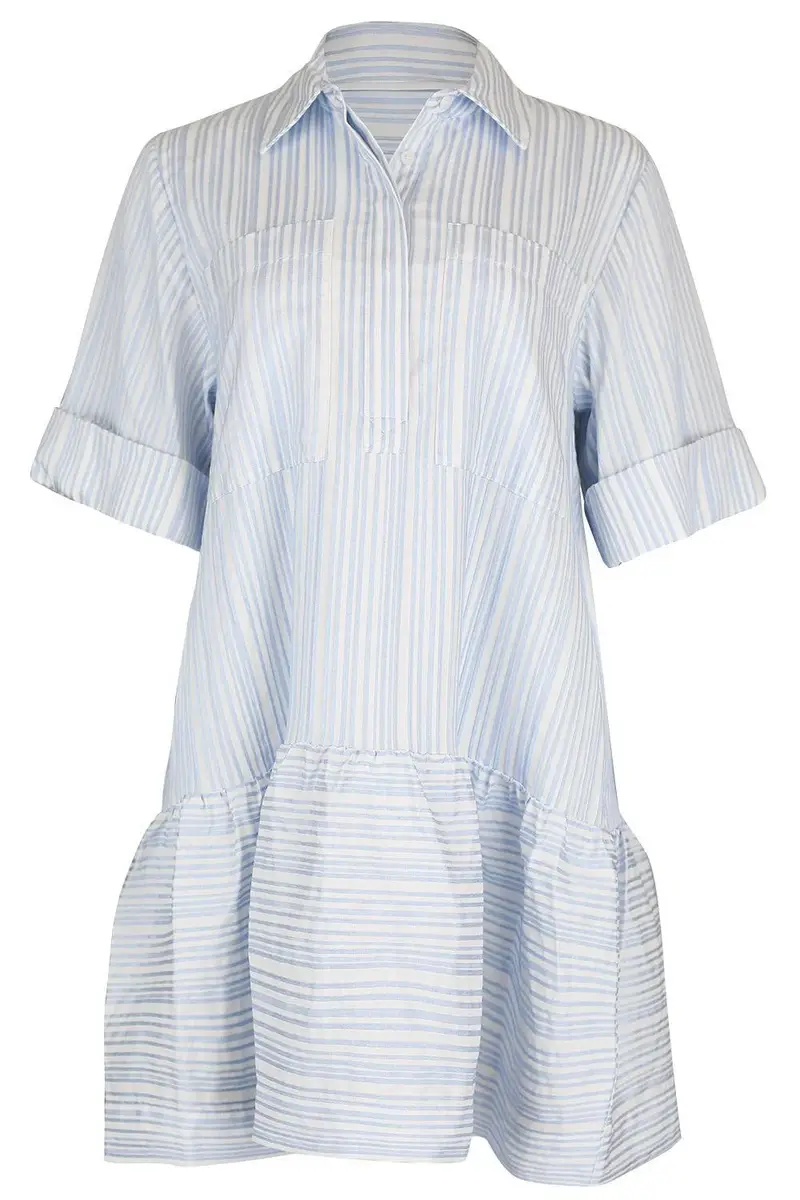 Cris Short Sleeve Shirt Dress Cris Short Sleeve Shirt Dress