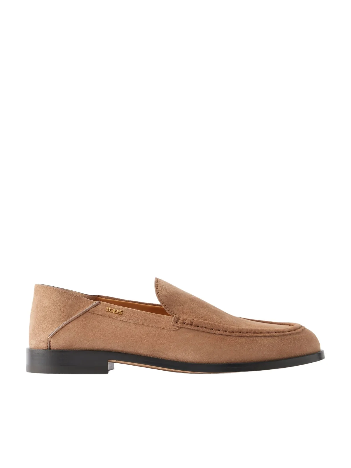 Logo-detailed Suede Loafers Logo-detailed Suede Loafers