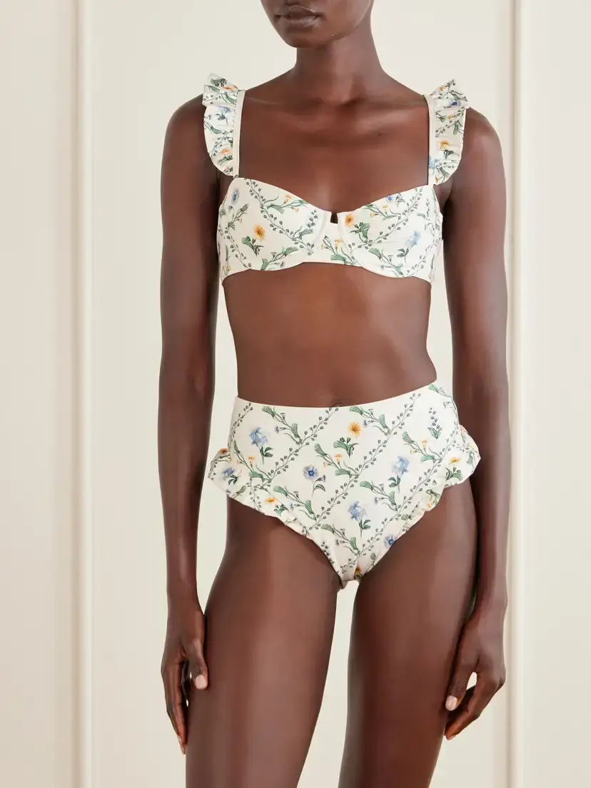 Agua by Agua Bendita Kiwi Brisa Floral-print Bikini Top | Thumbnail 2 Agua by Agua Bendita Kiwi Brisa Floral-print Bikini Top | Thumbnail 2