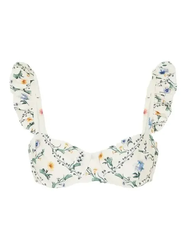 Kiwi Brisa Floral-print Bikini Top
