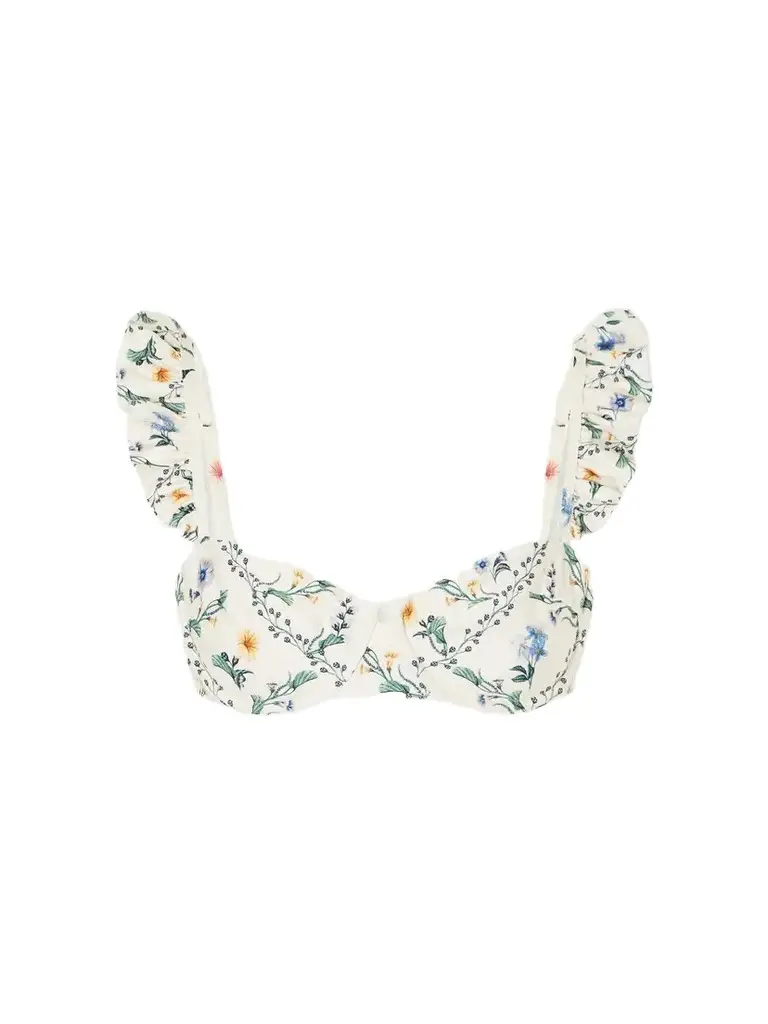 Agua by Agua Bendita Kiwi Brisa Floral-print Bikini Top | Image 1 Agua by Agua Bendita Kiwi Brisa Floral-print Bikini Top | Image 1