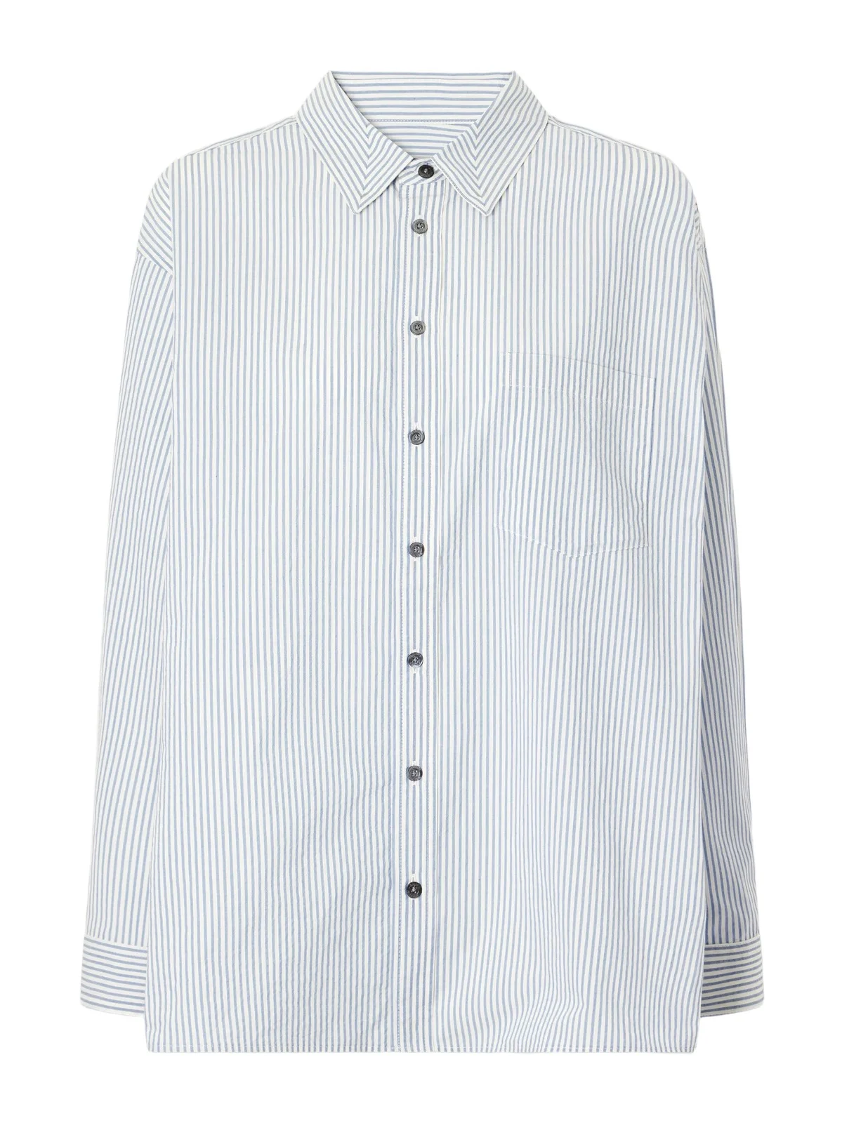 B SIDES Nolan Cotton-blend Seersucker Shirt