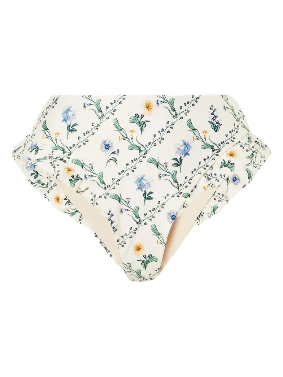 Agua by Agua Bendita Jengibre Brisa Floral-print Bikini Brief