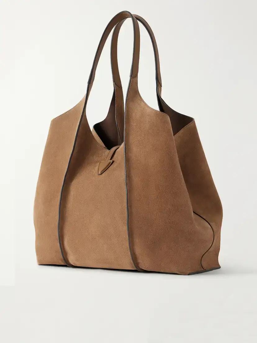 Tod's T Timeless Suede Shoulder Bag | Thumbnail 4 Tod's T Timeless Suede Shoulder Bag | Thumbnail 4