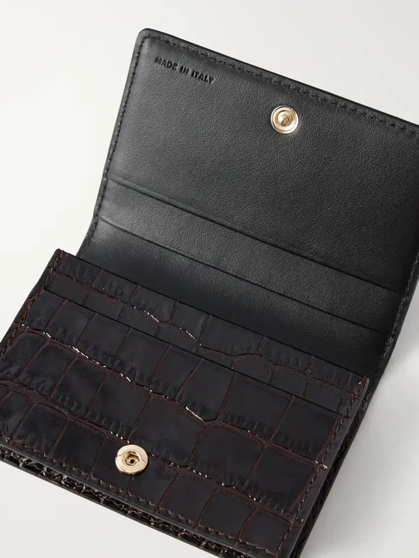 Smythson Mara Croc-effect Leather Wallet | Thumbnail 4 Smythson Mara Croc-effect Leather Wallet | Thumbnail 4