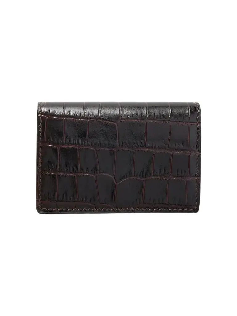 Smythson Mara Croc-effect Leather Wallet | Image 1 Smythson Mara Croc-effect Leather Wallet | Image 1